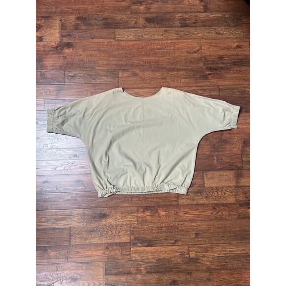 Vintage Elastic Waist Blouse Shirt South Western Bubble Print 2X-Large Risa Ann - Picture 6 of 8